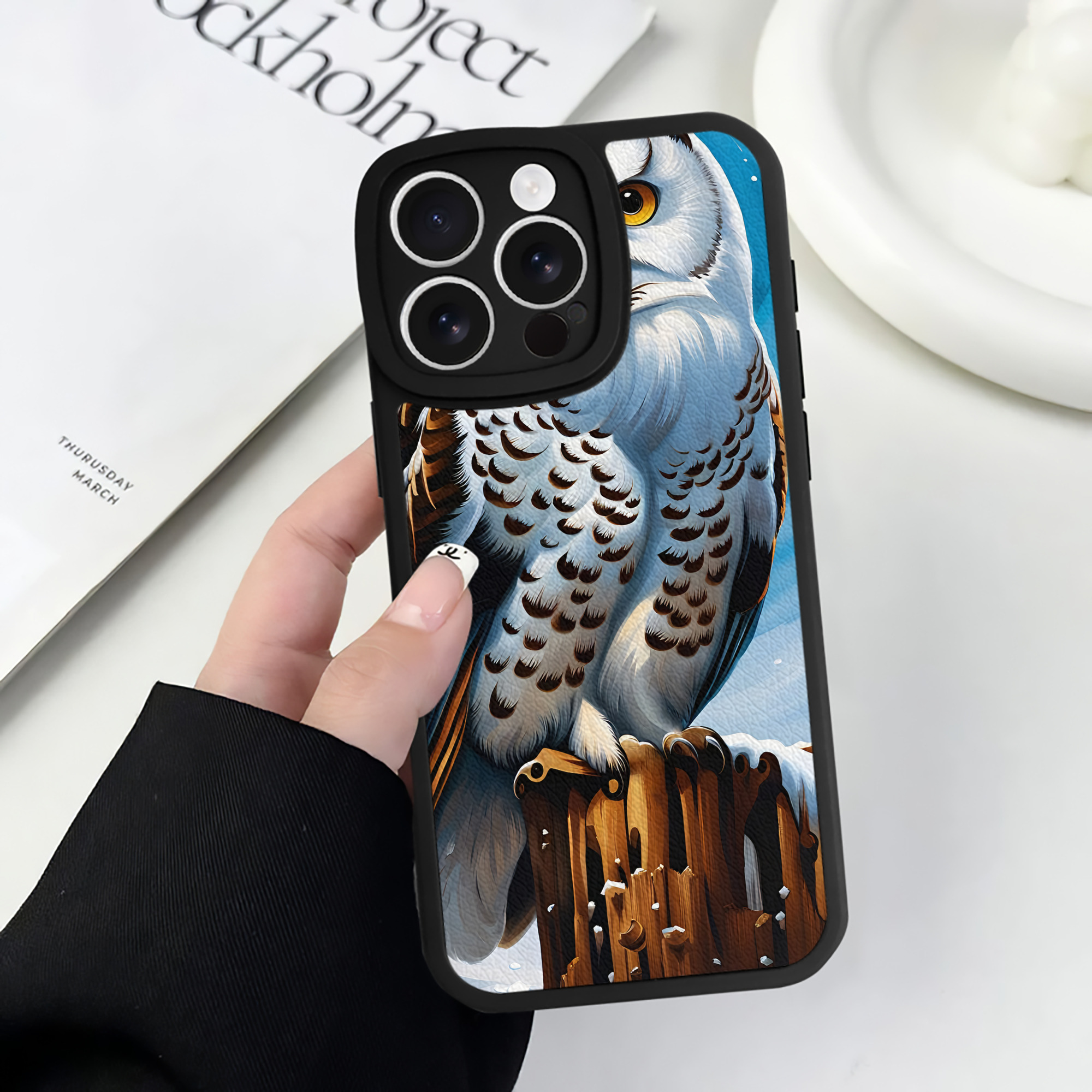 （画像用） Harry Potter ハリー・ポッターシリーズ 【iPhone 16シリーズ対応】シリコンスマホケース（レザー調） 材質：シリコン